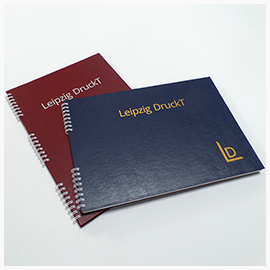 Drucke im Hardcover als Skip-Bindung Hoch- und Querformat